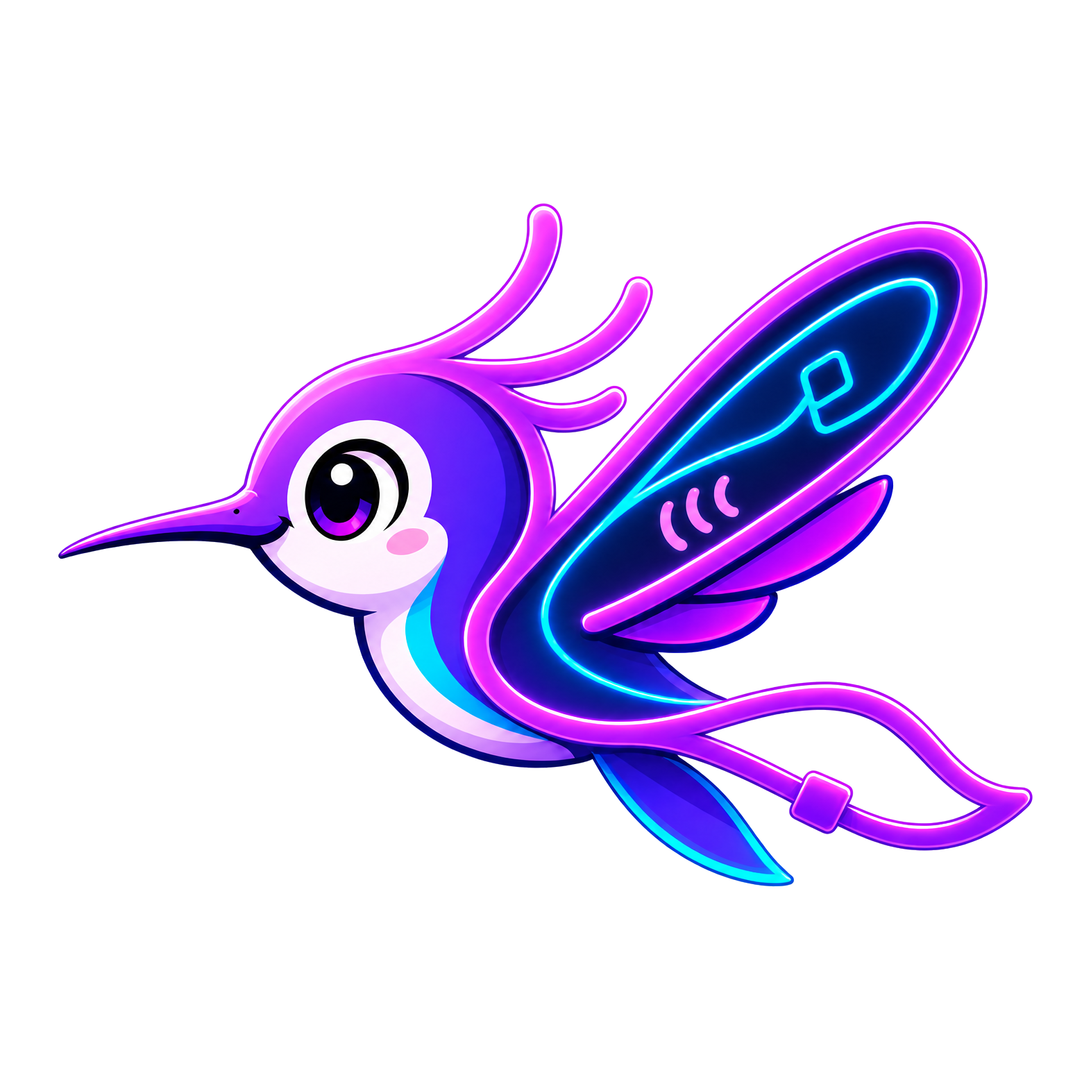 Mascota oficial SWIPY: colibrí-ajolote